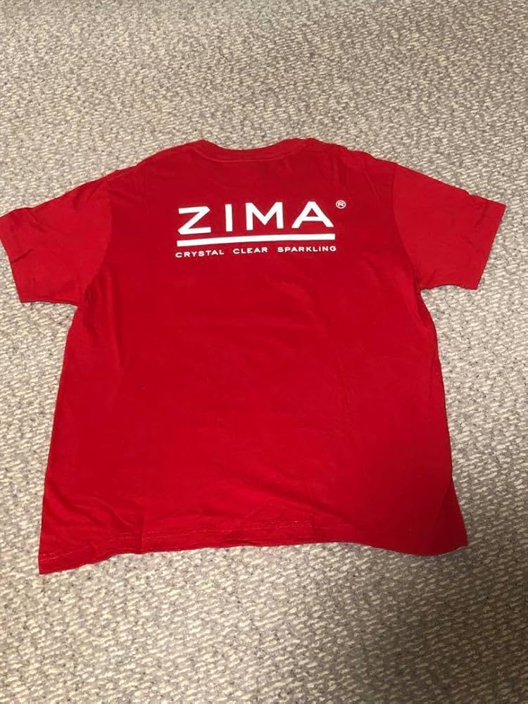 【希少/新品未使用/非売品】ZIMA ジーマTシャツ 両面プリント 着丈70cm 希少/新品未使用/非売品】ZIMA ジーマTシャツ 両面プリント 着丈